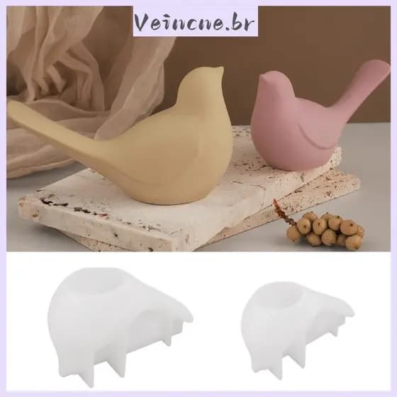 VEI Resina Artesanato Molde Moldes Forma Pássaro Textura Silicone Suprimentos Artesanais Adequados Para Fazer Orna