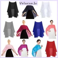 VEI Chiffon Xale Seaside Cor Sólida Suprimentos Multifuncionais À Prova Sol
