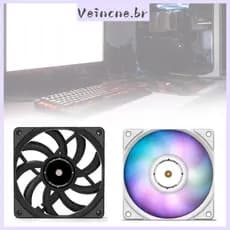 VEI 120MM ARGB Ventilador De Refrigeração Para Chassi Modem Receptor Extrator Duto Exhuast Equipamento Soldagem Plástico