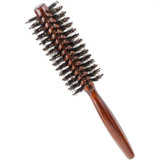 MONOW escova de rolo cabelo de javali escova de cabelo escova pente madeira cuidados com o cabelo