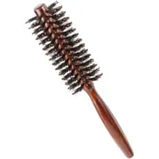 MONOW escova de rolo cabelo de javali escova de cabelo escova pente madeira cuidados com o cabelo