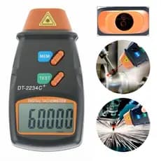 Tacômetro Lcd Digital Laser Dt-2234c+ Dt2234c Para Medir Rpm