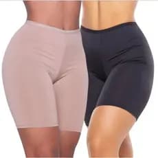 Kit Short Anágua Segunda Pele Bermuda Evangélica Para Usar Com Saias E Vestidos Sobre Pele Conforto Adulto