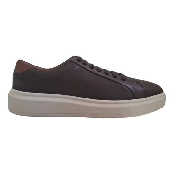 Tênis Sneaker Wizzor Aaron Marrom Couro