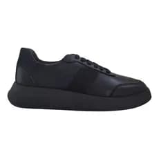 Tênis Sneaker Wizzor Amsterdã All Black Couro