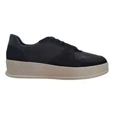 Tênis Sneaker Wizzor Lewis Preto Couro