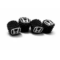 Tampa Válvula Pneu Honda Universal  Kit 4 Peças Carro Moto Acessório Premium.