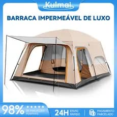 Barraca Camping Acampamento 9-12 Pessoas Grande Família Lux barraca impermeável
