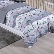 Edredom Avulso Infantil Premium Solteiro 2,35m Estampado Macio Luxo