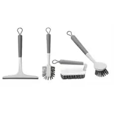 Kit Acessórios De Limpeza 4 Pçs Multiuso Lavanderia Flow OU