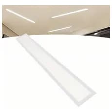 Plafon Luminária Led Retangular 124x15cm Embutir 36w