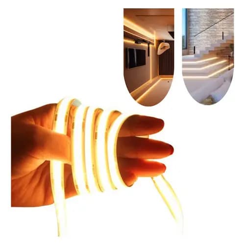 Fita Led Cob Rolo 5mts Ip20 3000k 18w 1800lumens