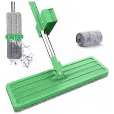Mop Esfregão Limpeza Inluss Smart Giratório 2 Refis Verde