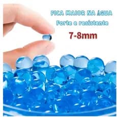 KIT 50 Mil Bolinhas Azul ou colorido de Gel 7mm: Diversão que cresce na água para arminha Orbeez-BYB