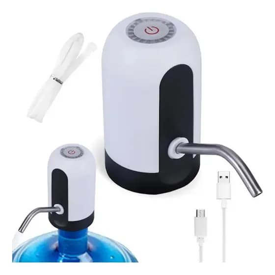 Bomba Elétrica Recarregável USB Para Galão De Água 5L 10L 20L