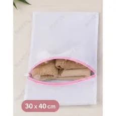 Wash Bag 30x40 Saco Para Lavar Roupas Delicadas Com Zíper