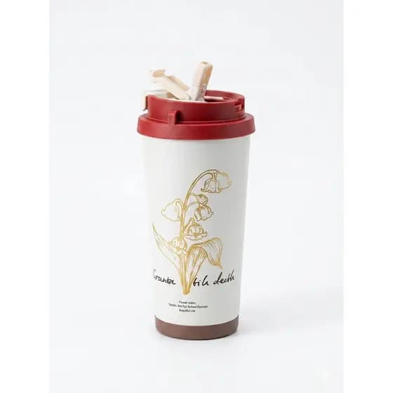 Copo Térmico Inox 500ml Com Tampa Café Chá Água Portátil