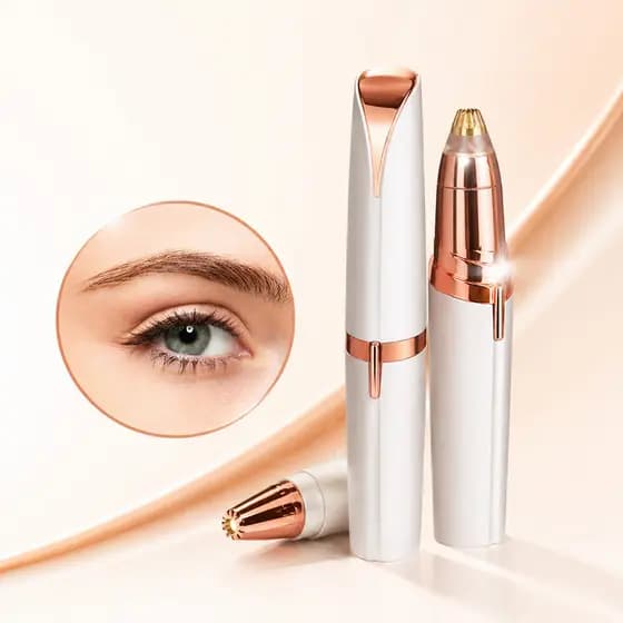 Depilador Eletrico Feminino Caneta Depiladora Sobrancelha Buço Facial USB Recarregável Indolor