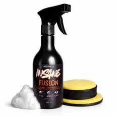 Cera Liquida Automotiva Fusion c/ Carnaúba 500ml + Aplicador Brilho Proteção Pintura Fácil Aplicação