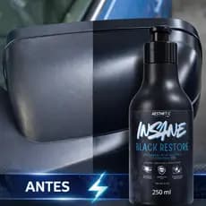 Restaurador de Plásticos para Carro Moto 300ml Revitaliza P/choque Borrachas Estética automotiva