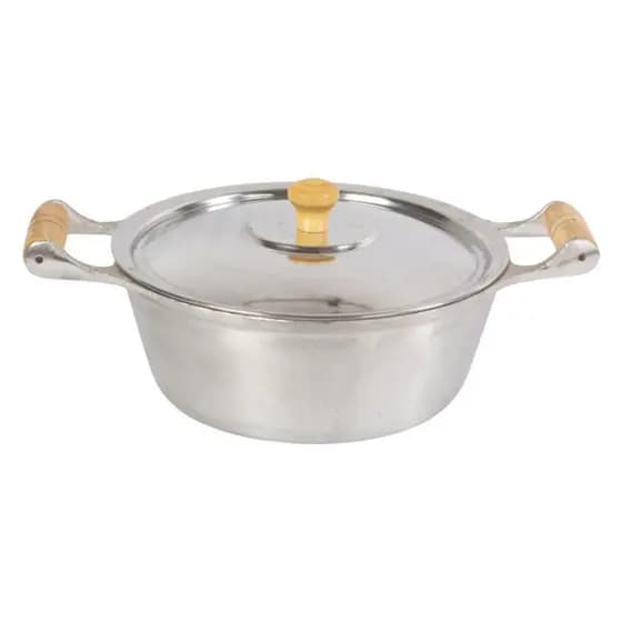 Panela caçarola de alumínio fundido batido 22cm - 2,4 litros