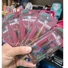 Tesoura de Metal Abduzido Pop Inox Sem Ponta Diversas Cores Alta Qualidade