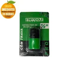 Conector Mangueira 1/2" - c/ Bloqueador de Passagem