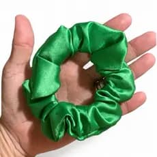 Kit Scrunchie Cetim Premium 5/10/20 Unidades Xuxinha Anti Frizz Super Elástica Luxo