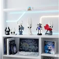 Hollow Knight boneco|Hornet| |Cavaleiro Oco| |Quirrel| |Suporte Controle Xbox PS Rei Palido Luminria