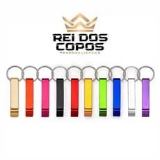 200 a 500 Chaveiros Abridor Garrafas Latas Personalizados Brindes Logomarca Logo
