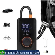 COIBEU Carro Pneu Inflator Bomba De Ar Elétrica Mini Portátil Sem Fio Compressor