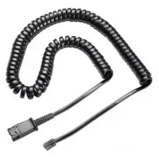 CABO QD Espiral  U10P-S  P/N 38099-01 PLANTRONICS