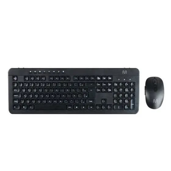 Kit Teclado e Mouse sem fio recarregável  Multilaser TC250