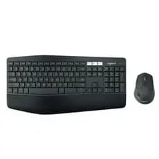 Kit Teclado Mouse sem fio MK850 USB Bluetooth e Unifying