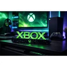 Letreiro Gamer XBOX  Decorativo | Placa Geek XBOX para Decoração de Game Room