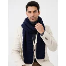 Cachecol Tricot Unissex Inverno Tricot Malha Lã Cachecol Masculino Inverno Cachecol