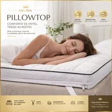 Pillow Top Queen1,58x1,98m Ventilação Lateral Ecológico