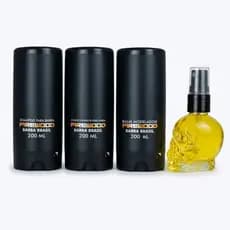 Kit Barba Longa Firewood Completo - Barba Brasil