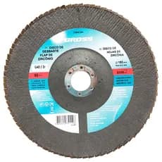 DISCO FLAP, ZIRCONIO, GRAO 40, 180 X 22MM, 1PC // GROSS