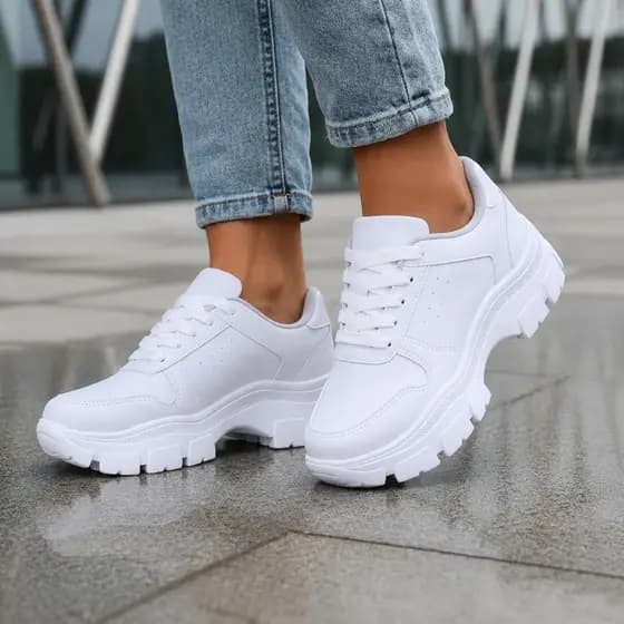 Tênis Tratorado Plataforma Feminino Sneaker Qualidade Conforto Estilo