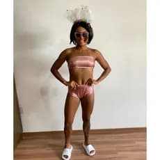 Carnaval ; Conjunto Carnaval metalizado ; Conjunto Hot Pant Carnaval; Look carnaval ; Kit Carnaval