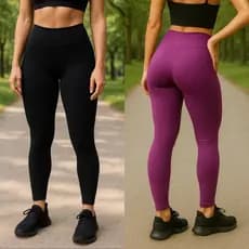 Kit 2 Legging suplex ; Kit Legging Fitness ; Legging Fitness preta ; Legging preta