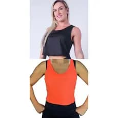 Kit regata dry fit modelo cropped ; Kit regata dry fit ; Regata dry fit ; Regata Fitness ; Cropped fitness