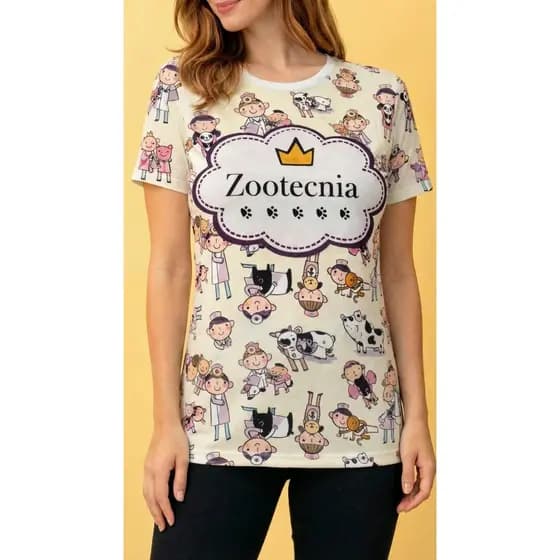 Camisa Zootecnia Feminina ; Blusa Zootecnia ; Uniforme Zootecnia