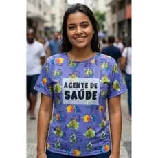 Camisa Agente de saúde ; Blusa Agente de saúde ; Agente de saúde