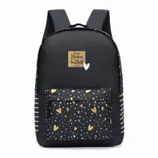 Mochila Feminina Faculdade Bolsa Escolar Guelph Coração Passeio Casual Resistente