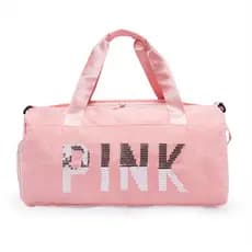 Bolsa Feminina Academia Mochila Fitness Guelph Mala Rosa Grande Alça Ajustável Dia a Dia