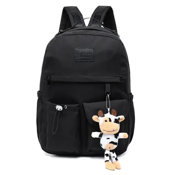 Mochila Feminina Casual Escolar Guelph Bolsos Organizadores Chaveiro Faculdade