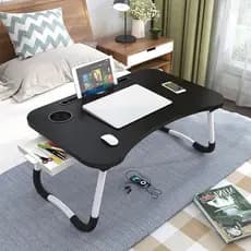 Mesa Portátil Para Notebook em Mdf Suporte para Laptop Cama Estudo Porta Tablet
