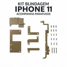 Oferta Kit 6 Blindagem iPhone 11 Proteção Tela Bateria Flex Câmera, acompanha parafusos.